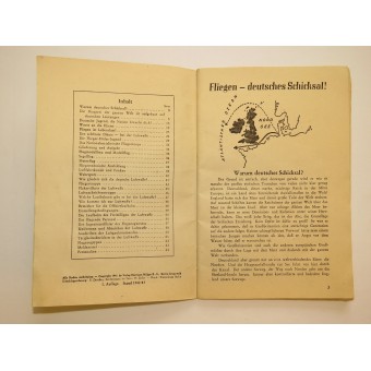 Flying - german destiny. NSFK booklet.. Espenlaub militaria